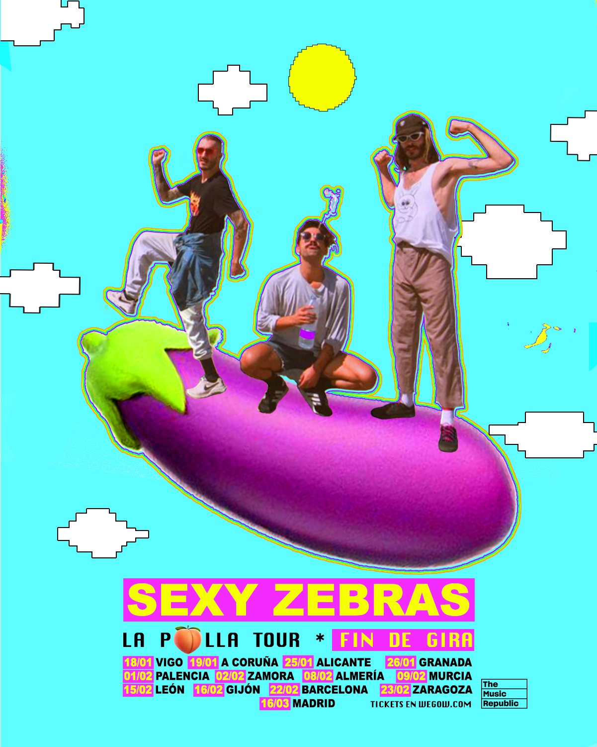Sexy Zebras Despide Su ltimo Disco Gatr polis