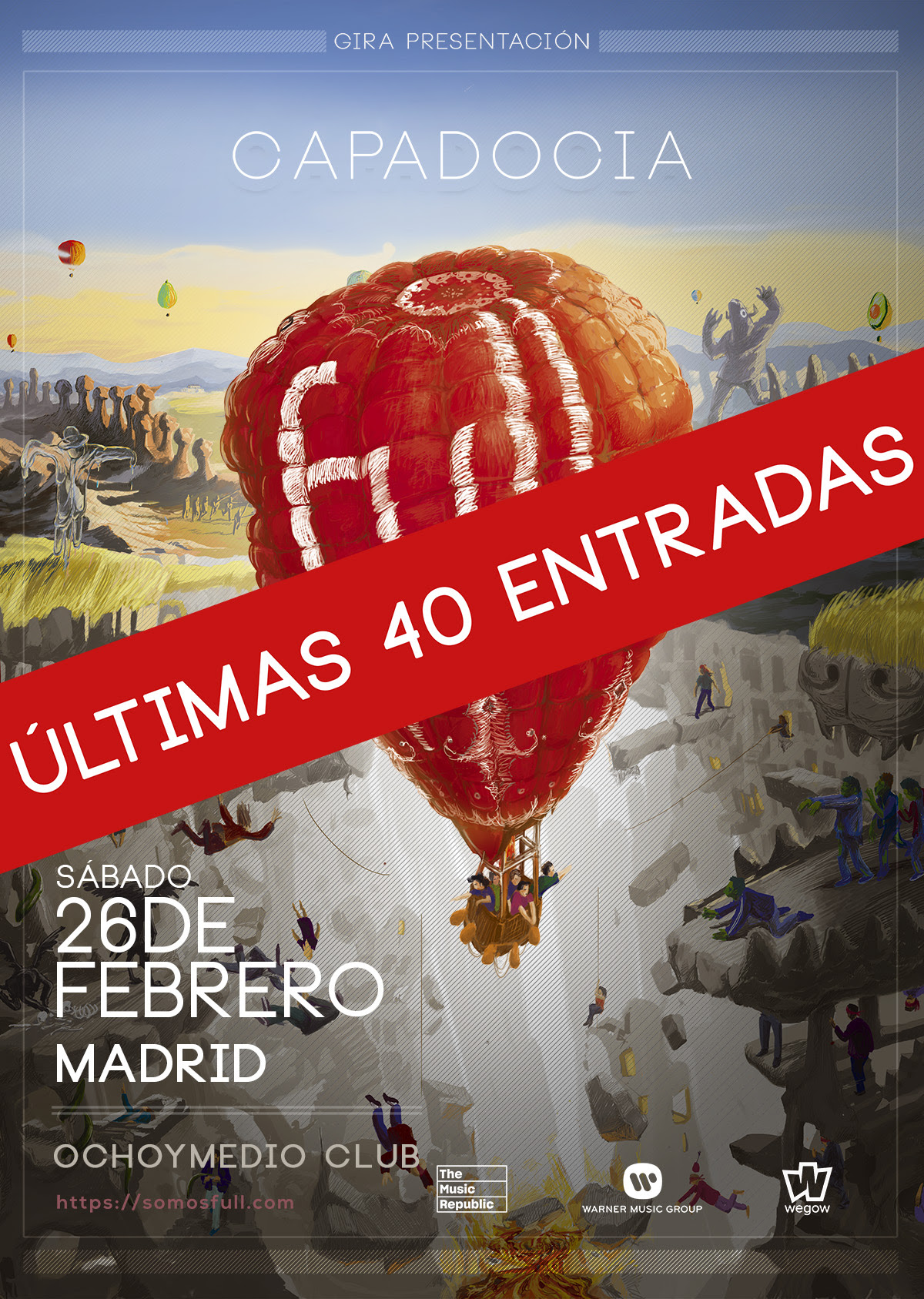 La espectacular gira de Full llega a Madrid este fin de semana